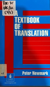 A TEXTBOOK OF TRANSLATION