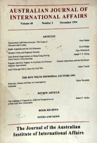 AUSTRALIAN JURNAL OF INTERNATIONAL AFFAIRS