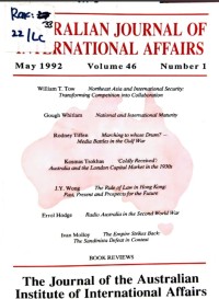 AUSTRALIAN JURNAL OF INTERNATIONAL AFFAIRS