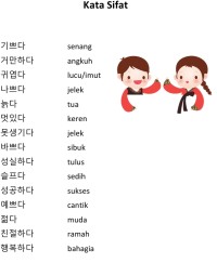 E-BOOK BAHASA KOREA KATA SIFAT