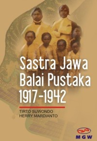 E-BOOK SASTRA JAWA BALAI PUSTAKA 1917-1942