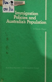 IMMIGRATION POLICIES AND AUSTRALIA'S POPULATION