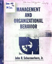 Image of MANAGEMENT AND ORGANIZATIONAL BEHAVIOR
