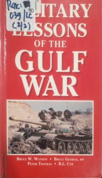 MILITARY LESSONS OF THE GULF WAR