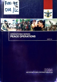 OPERATIONS SERIES PEACE OPERATIPONS