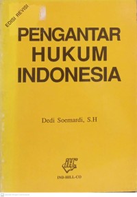 PENGANTAR HUKUM INDONESIA