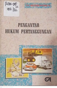 PENGANTAR HUKUM PERTANGGUNGAN