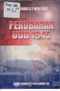 PERUBAHAN UUD 1945