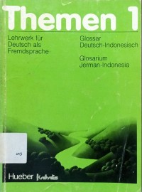 TOPIK 1: GLOSARIUM JERMAN-INDONESIA
