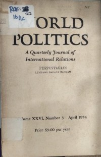 WORLD POLITICS